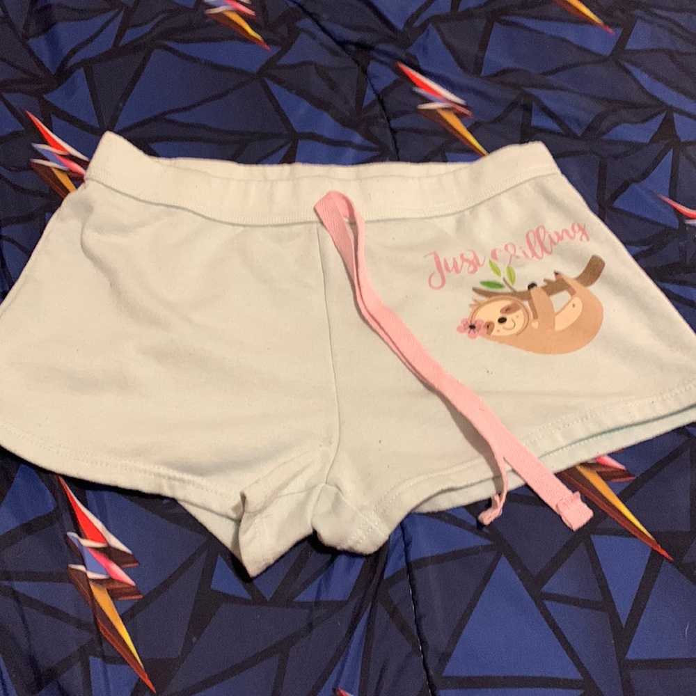 Blue shorts